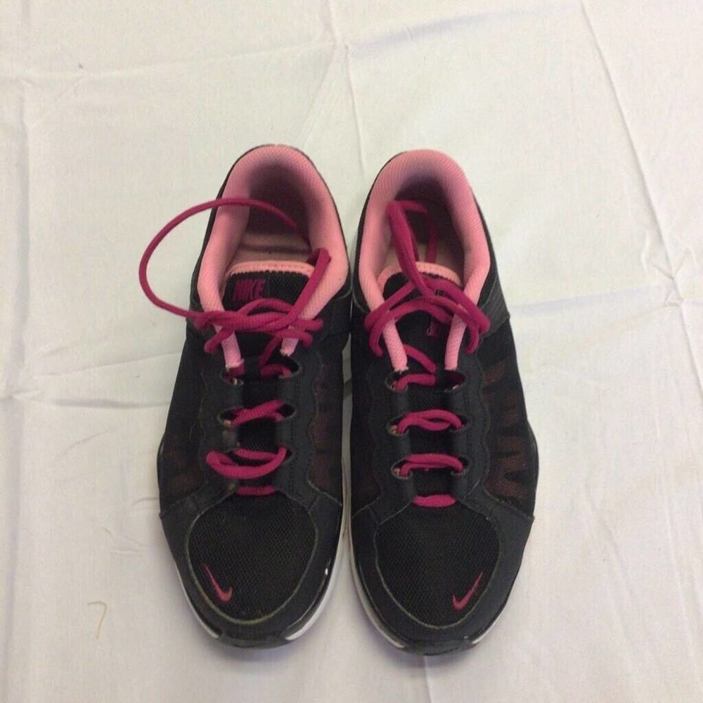 Nike Womens Flex Trainer 2 Running Shoes Black 511332-015 Low Top Lace Up 9 M